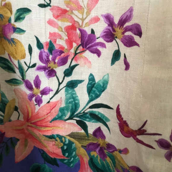 NWT zimmermann tripuca tie sleeve linen dress - Picture 12 of 12